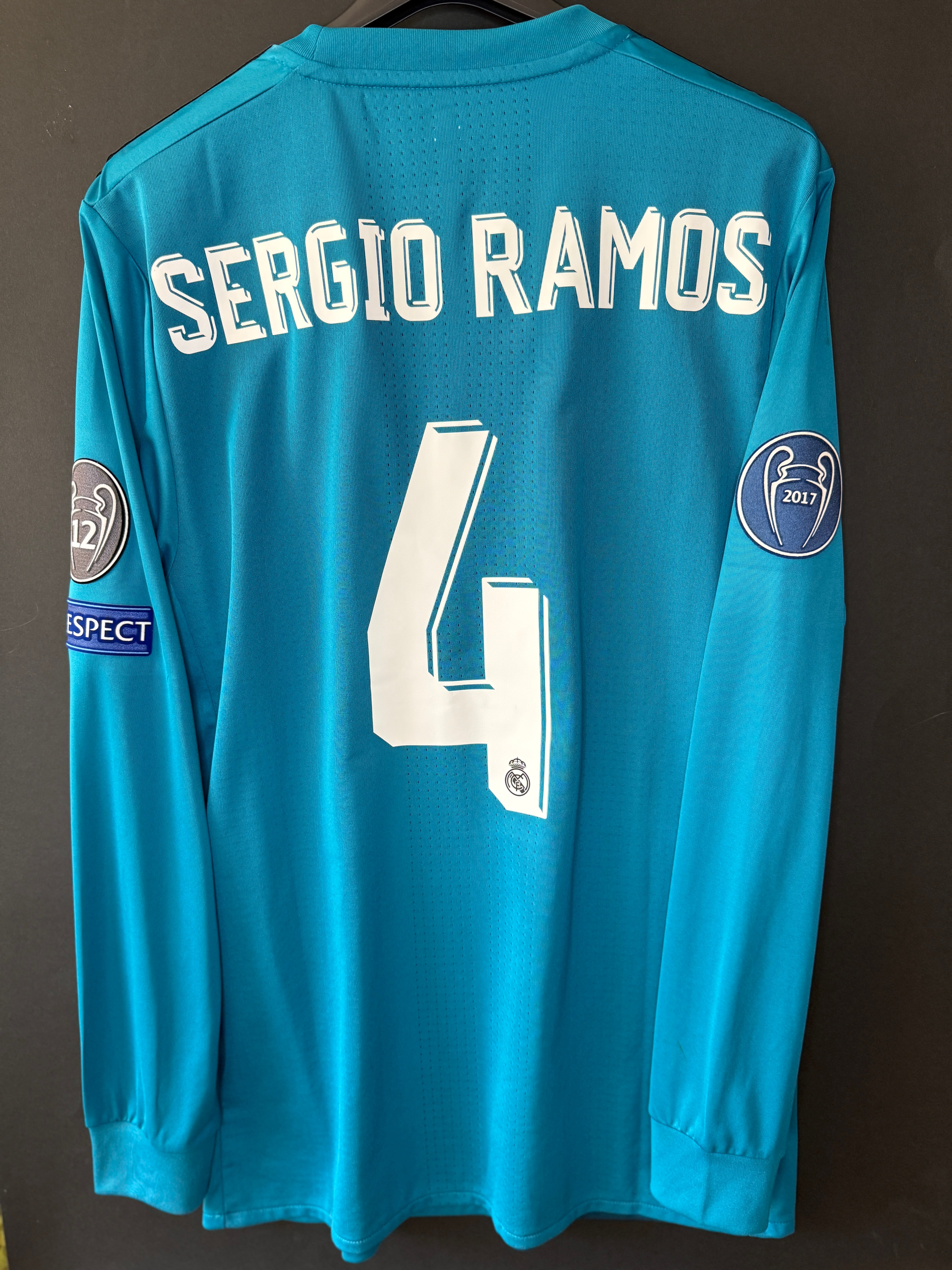 Sergio Ramos - Real Madrid - 2017-18 Away unwashed