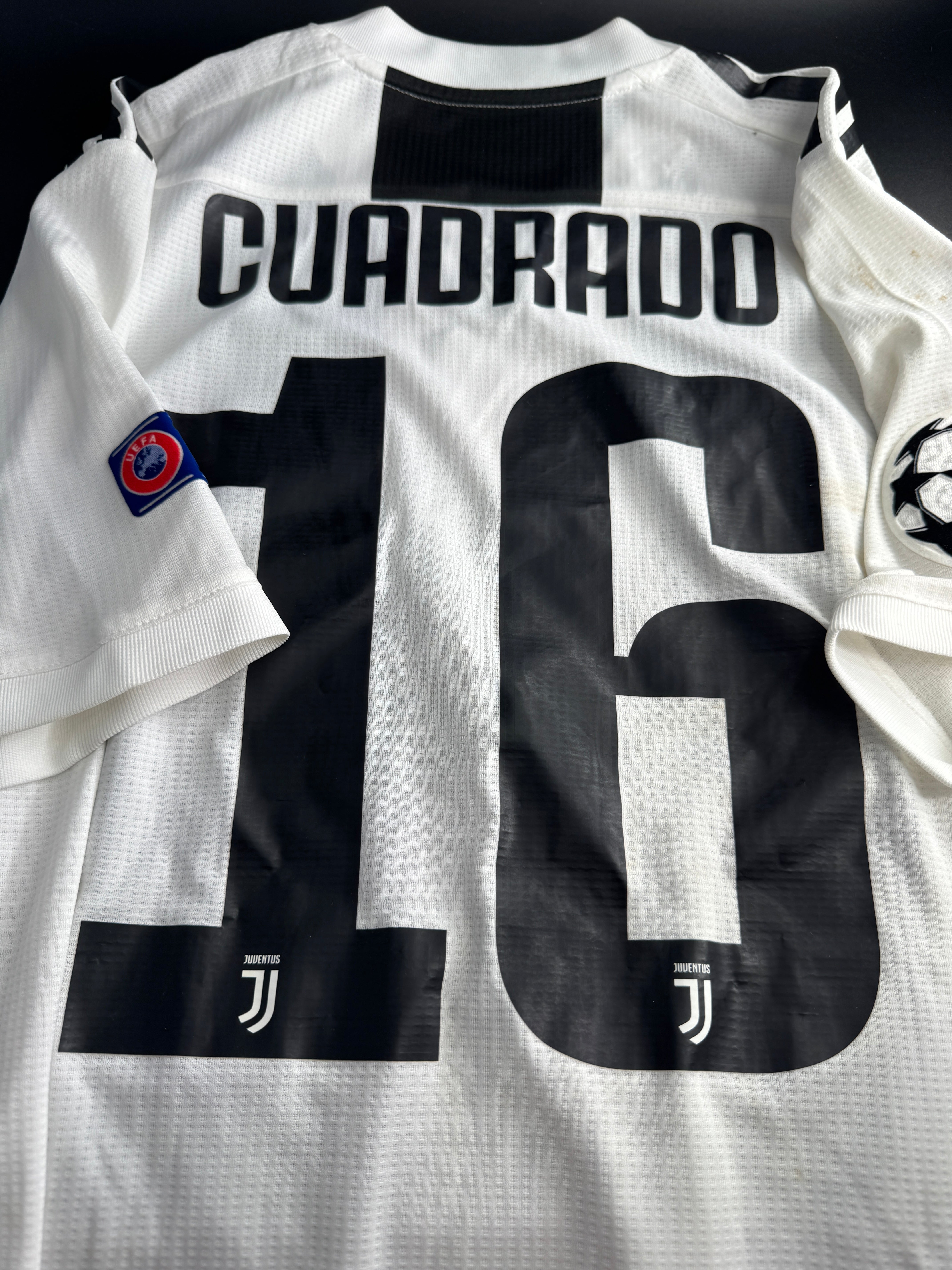 Cuadrado - Juventus - 2018-19 Home unwashed