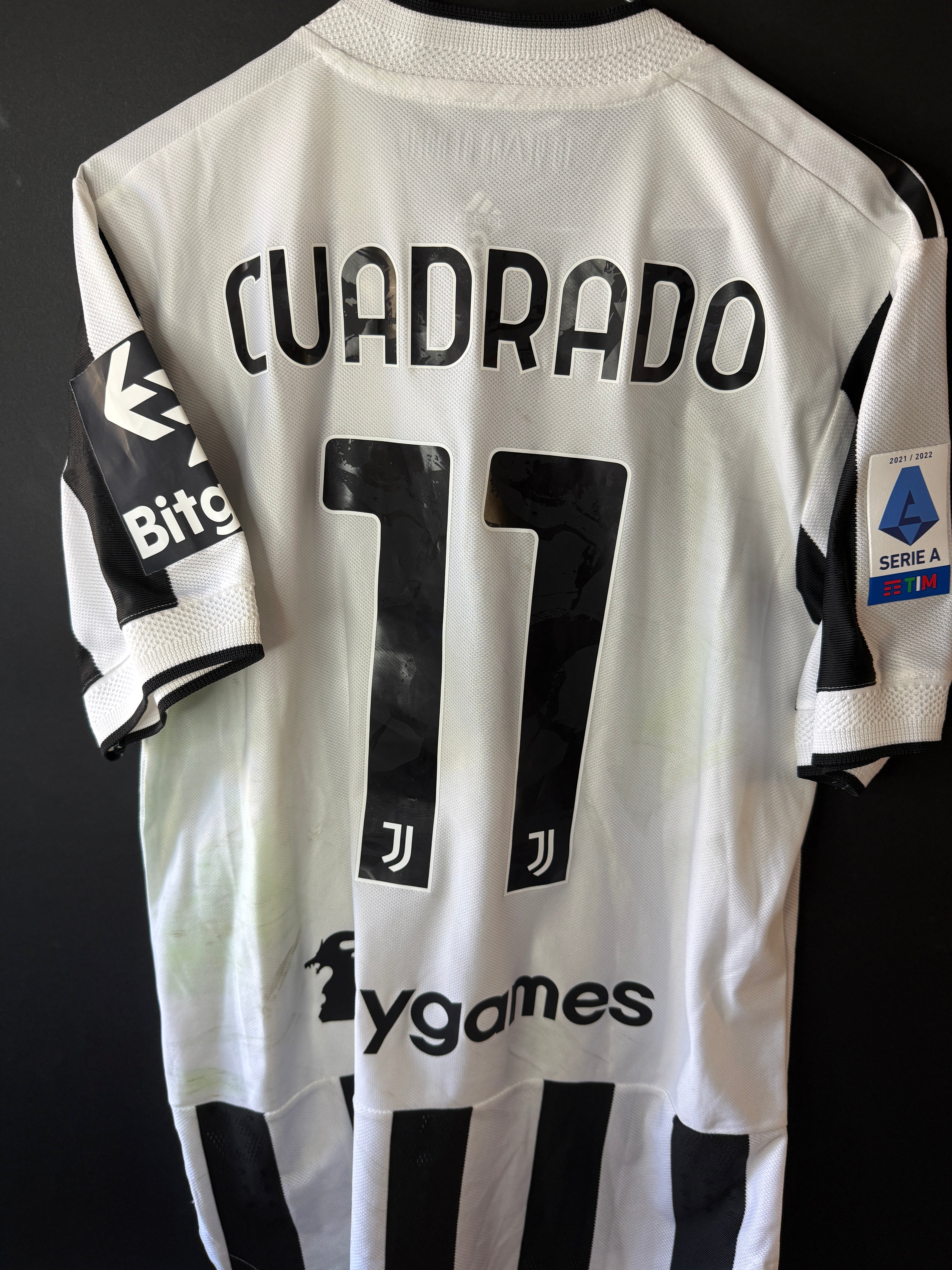 Cuadrado - Juventus 2021-22 Home unwashed