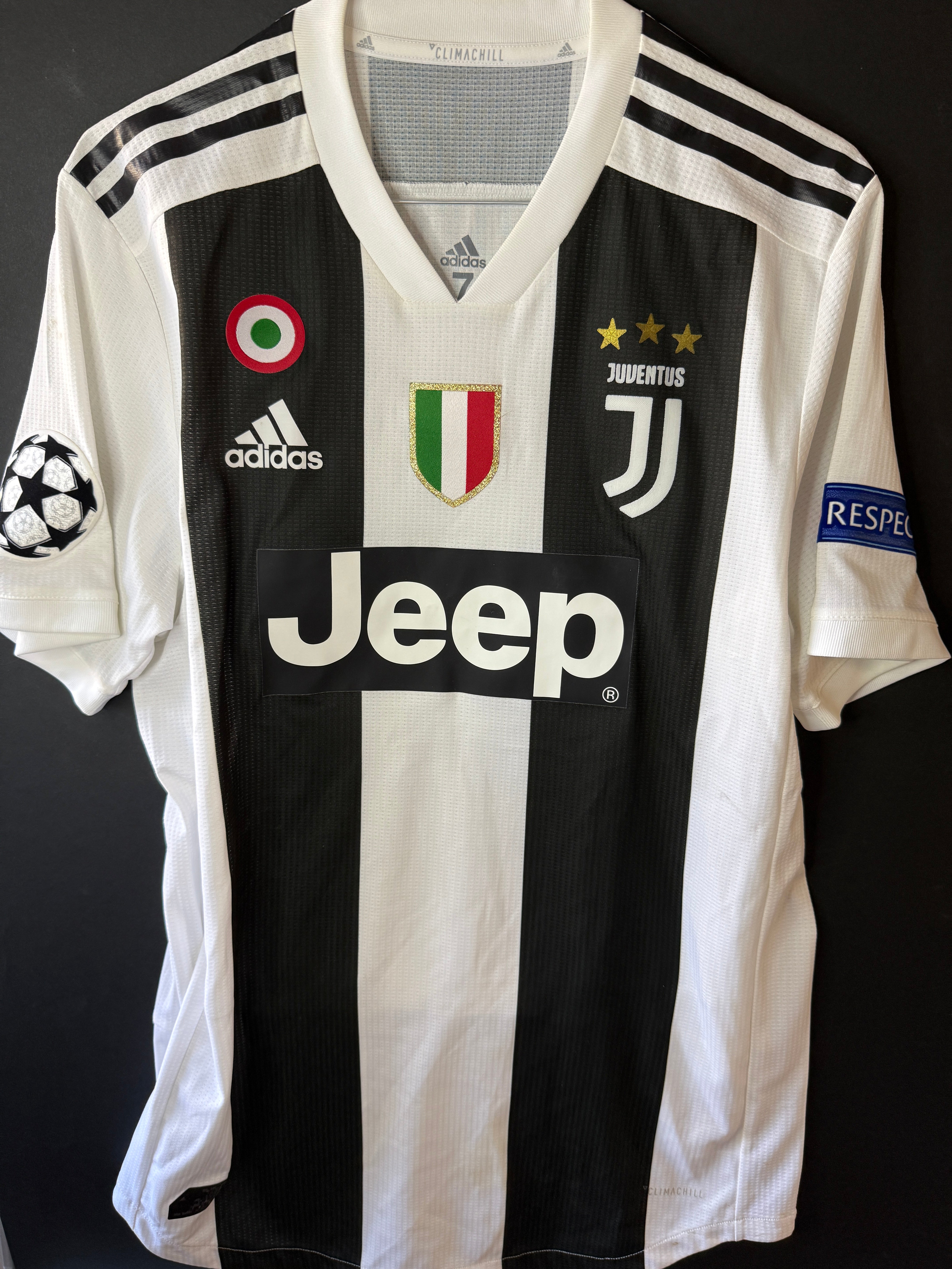 Cuadrado - Juventus - 2018-19 Home unwashed