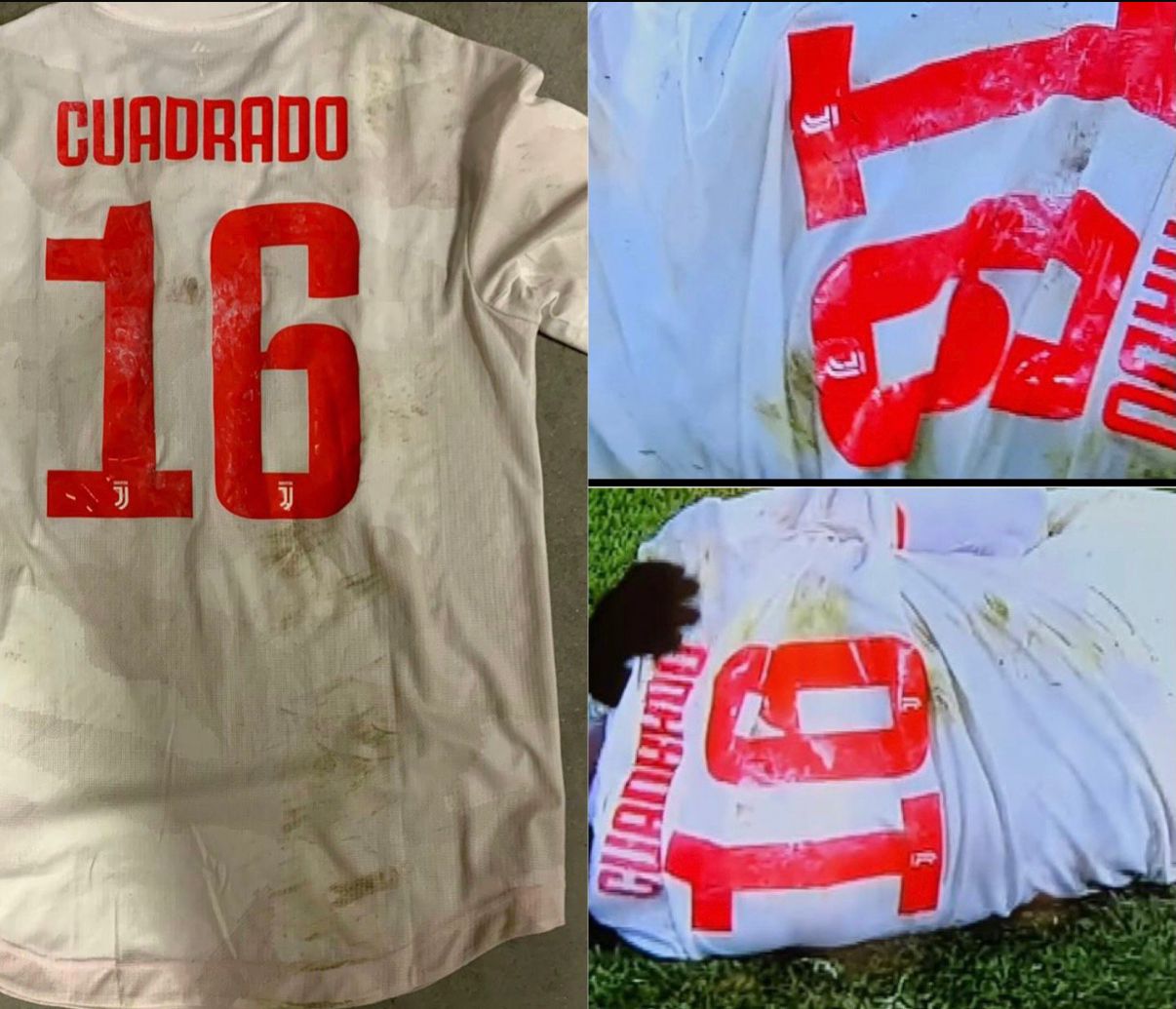Cuadrado - Juventus - 2019-20 away unwashed