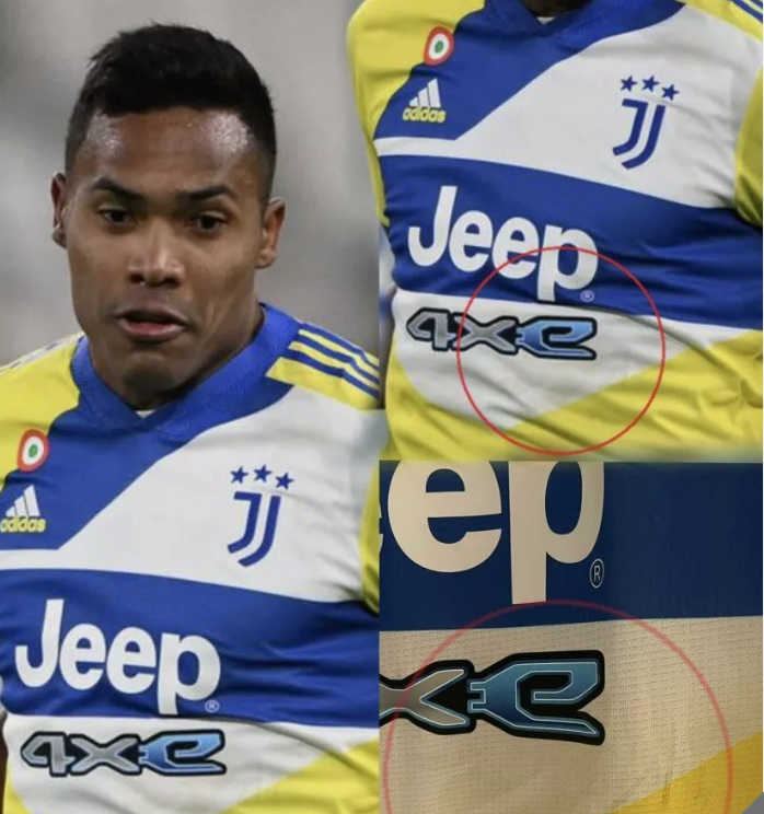 Alex Sandro - Juventus - 2021-22 Third Unwashed