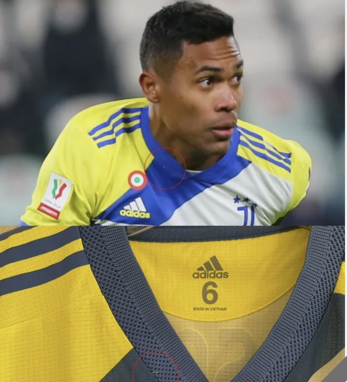 Alex Sandro - Juventus - 2021-22 Third Unwashed