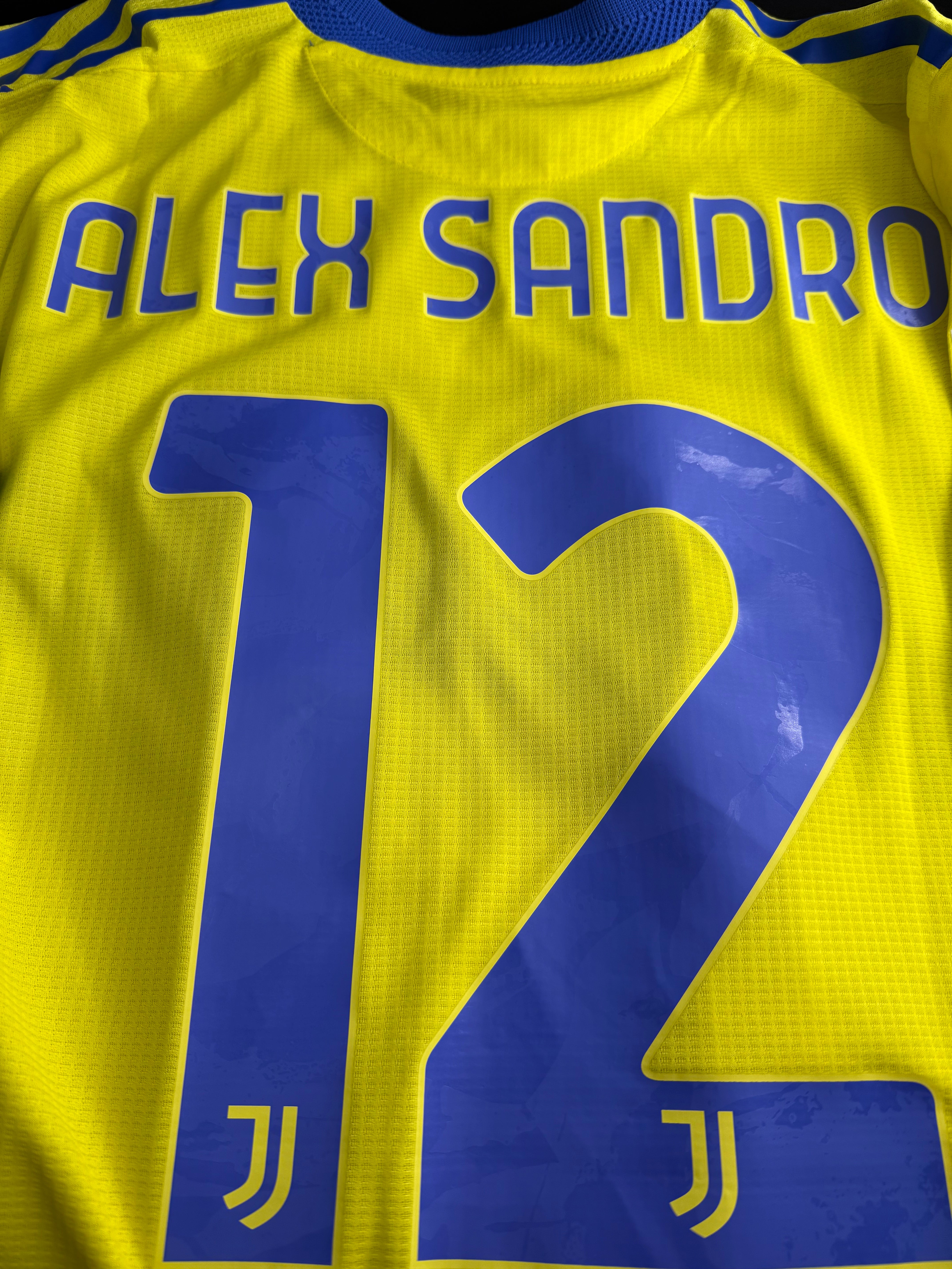 Alex Sandro - Juventus - 2021-22 Third Unwashed